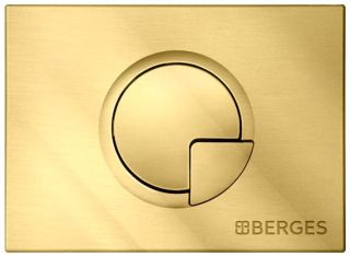 Кнопка смыва Berges Novum золото 040029